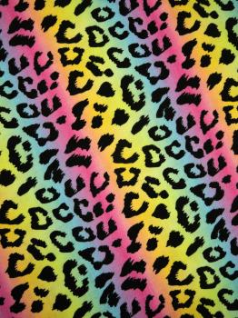 French Terry Cindy Leoprint Bunt by Swafing